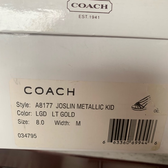 Size 8M Style Joslin Signature ‘C’ logo Wedge Sandals - Picture 3 of 4